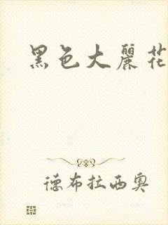 黑色大丽花图片