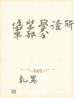 伪装学渣所有开车部分