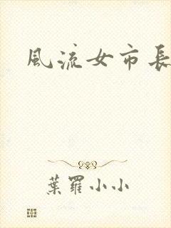 风流女市长封面