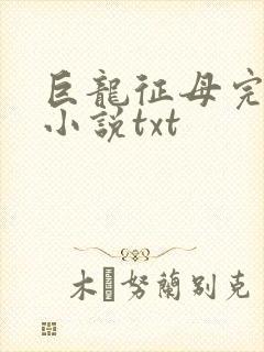 巨龙征母完结版小说txt