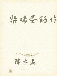 柴鸡蛋的作品