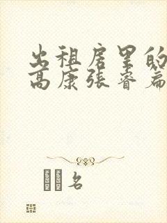 出租房里的交互高康张睿篇