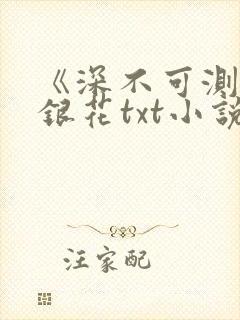 《深不可测》金银花txt小说