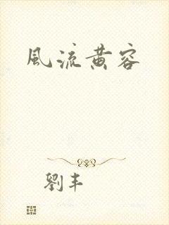 风流黄容封面