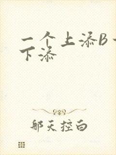 一个上添B一个下添