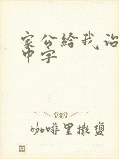 家公给我治疗5中字封面