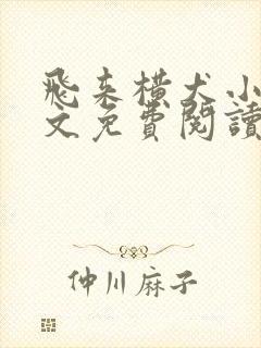 飞来横犬小说全文免费阅读无弹窗笔趣阁