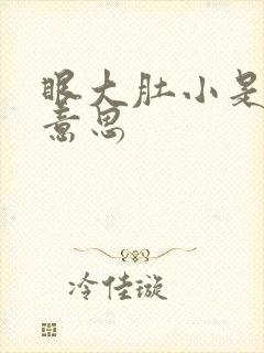 眼大肚小是什么意思