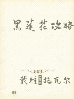 黑莲花攻略手册