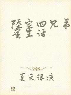 陆家四兄弟的甜蜜生活