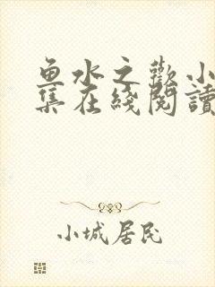 鱼水之欢小说全集在线阅读