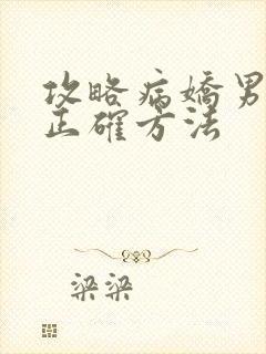 攻略病娇男配的正确方法封面