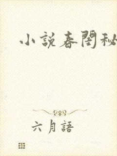 小说春闺秘史封面
