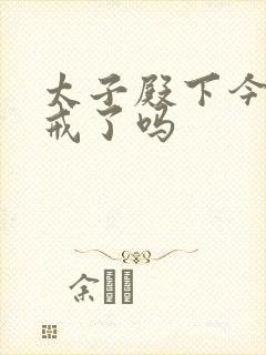 太子殿下今天破戒了吗