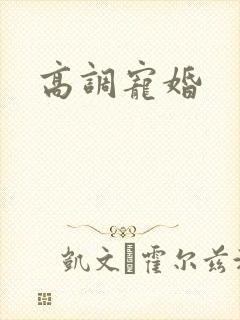 高调宠婚