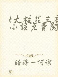 t大校花三部曲小说免费阅读全文