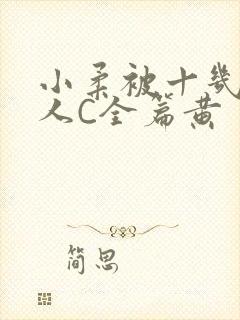 小柔被十几个男人C全篇黄封面