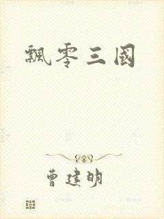 飘零三国封面