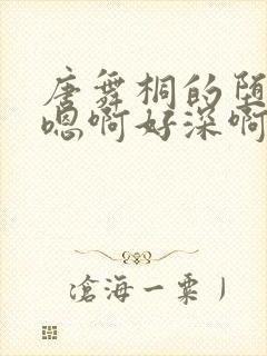 唐舞桐的堕落H嗯啊好深啊