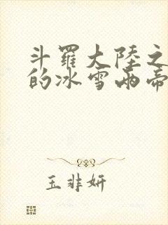 斗罗大陆之涅荡的冰雪两帝封面