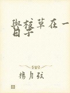 与校草在一起的日子