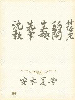 沈先生的花式管教笔趣阁免费封面