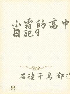 小霜的高中成长日记9