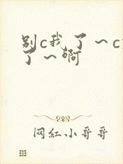 别c我了～c烂了～啊