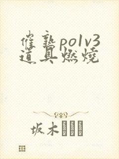 催熟po1v3道具燃烧封面