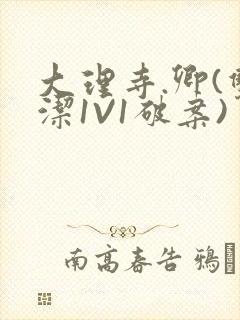 大理寺.卿(双洁1V1破案)