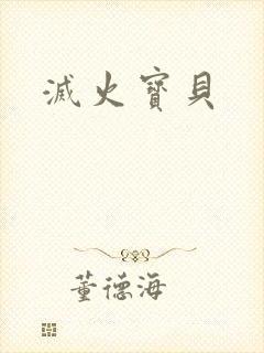 灭火宝贝封面