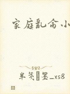 家庭乱仑小说封面