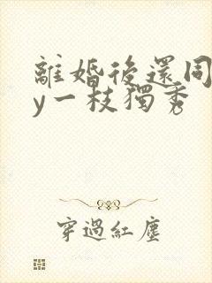 离婚后还同居by一枝独秀