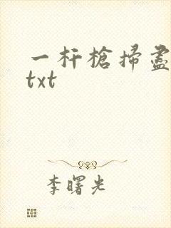 一杆枪扫尽全家txt