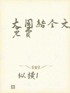 大团结全文阅读免费封面