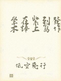 坐在紫到发黑的木棒上写作业封面