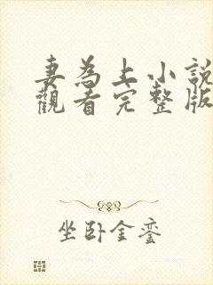 妻为上小说免费观看完整版笔趣阁