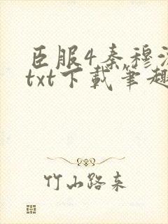 臣服4秦穆沈流txt下载笔趣阁