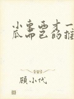 小东西才一根黄瓜而已的推荐书封面