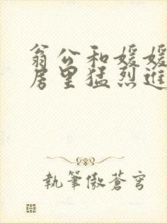 翁公和媛媛在厨房里猛烈进出