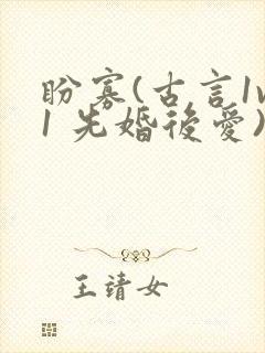 盼寡(古言1v1 先婚后爱)封面