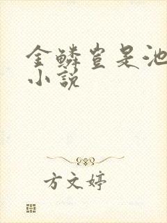 金鳞岂是池中物小说封面