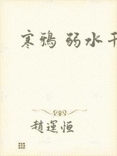 寒鸦 弱水千流