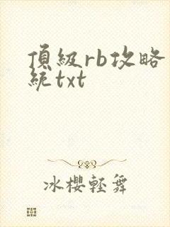顶级rb攻略系统txt