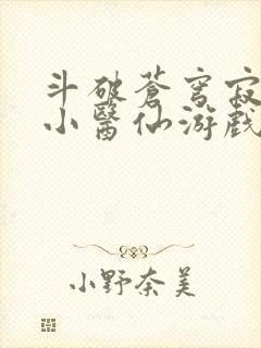 斗破苍穹寂寞的小医仙游戏世界