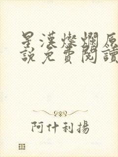 星汉灿烂原著小说免费阅读