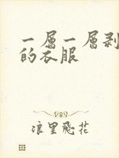 一层一层剥开我的衣服
