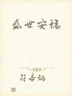 盛世安稳封面