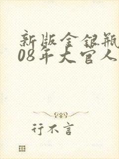 新版金银瓶2008年大官人