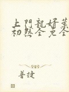 上门龙婿叶辰萧初然全免全集